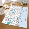 Dwustronna mata piankowa XXL - 180 x 150 x 2 cm - najgrubsza - rulon (droga i las z misiem)